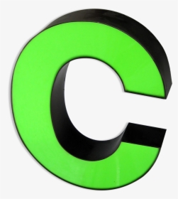 Letter C Neon   Src Https - Neon Green Letter C, HD Png Download, Transparent PNG